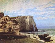 Gustave Courbet The Cliff at Etretat after the Storm (mk09) oil painting picture wholesale